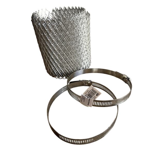 Kraftex Gutter Guard for gutters 2-4 inches wide. NEW with Stainless Steel Clamp - Picture 1 of 3